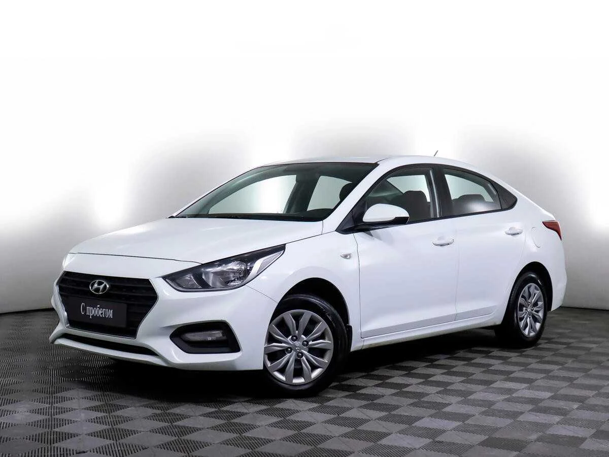 HYUNDAI SOLARIS, Белый, 2019, Механическая, 100 л.с., цена от 704 000 руб.