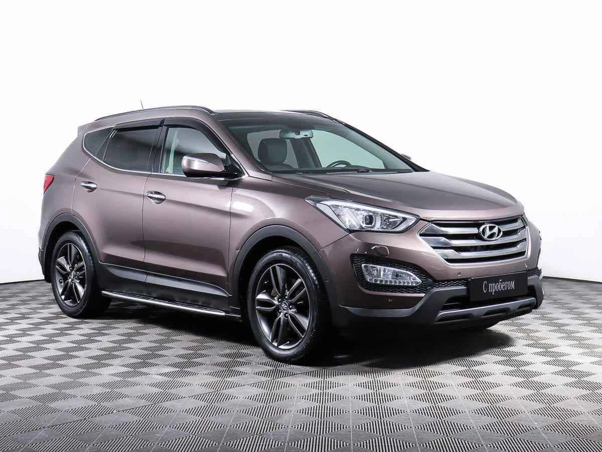 Hyundai Santa Fe, Коричневый, 2015, Автоматическая, 175 л.с., цена от 1 379 000 руб.