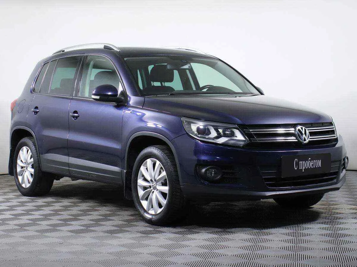 Volkswagen Tiguan, Синий, 2016, Автоматическая, 180 л.с., цена от 942 000 руб.