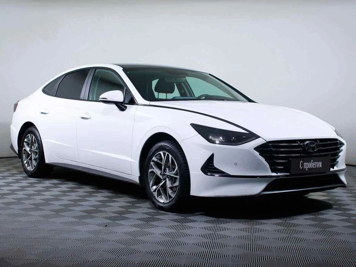 Hyundai Sonata, Белый, 2021, Автоматическая, 150 л.с., цена от 1 827 000 руб.
