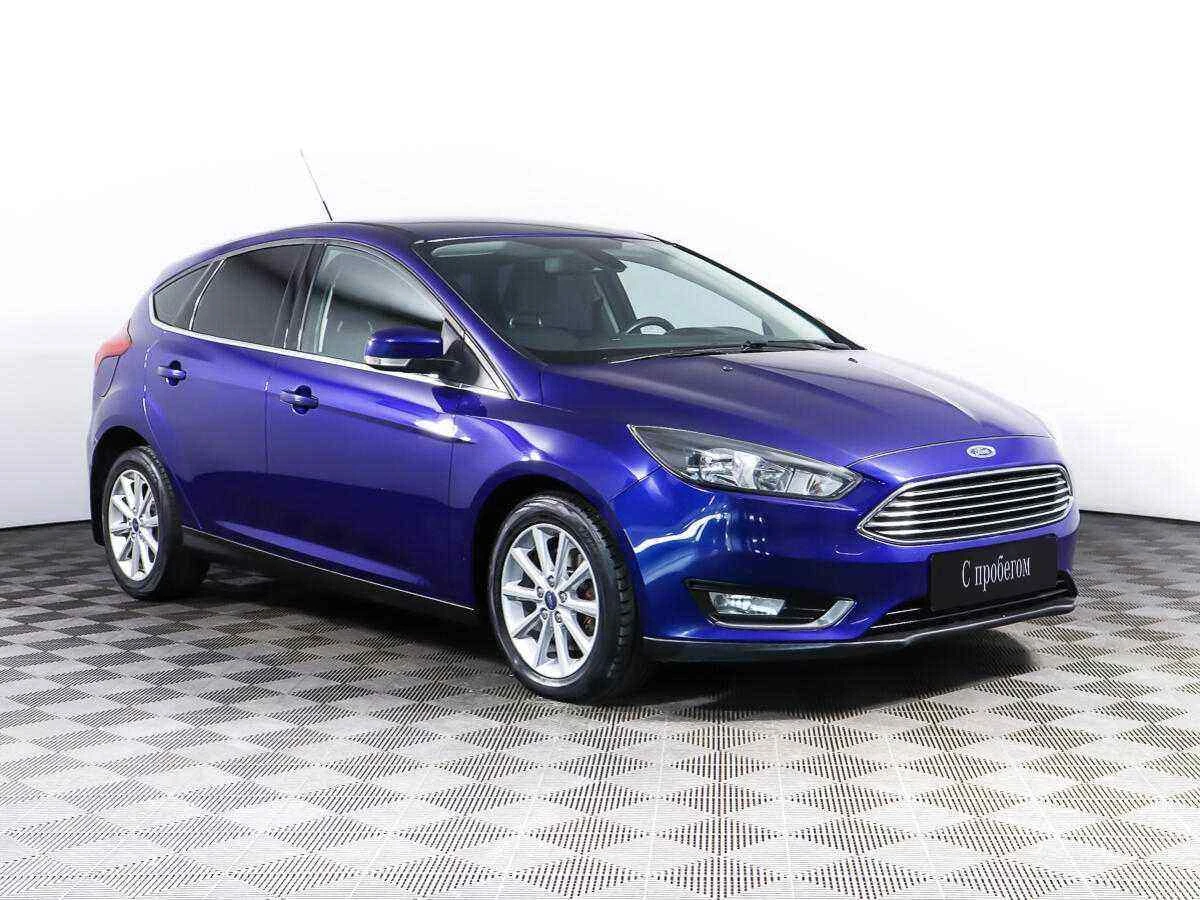Ford Focus, Синий, 2016, Робот, 105 л.с., цена от 666 000 руб.