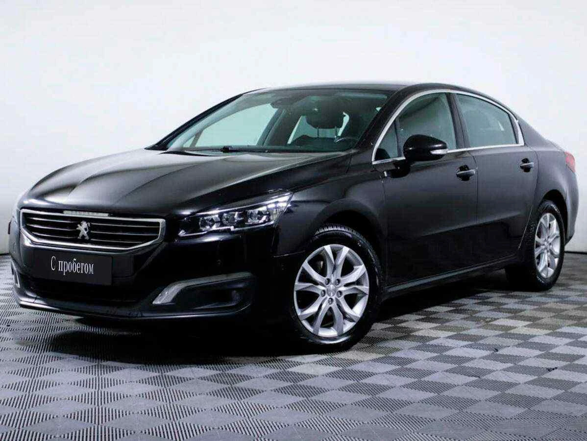 Peugeot 508, Черный, 2016, Автоматическая, 150 л.с., цена от 990 000 руб.