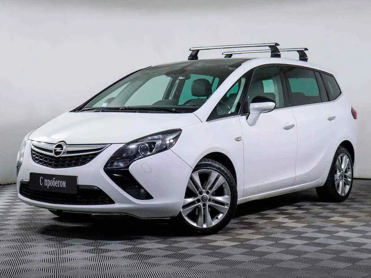Opel Zafira, Белый, 2013, Автоматическая, 140 л.с., цена от 887 200 руб.