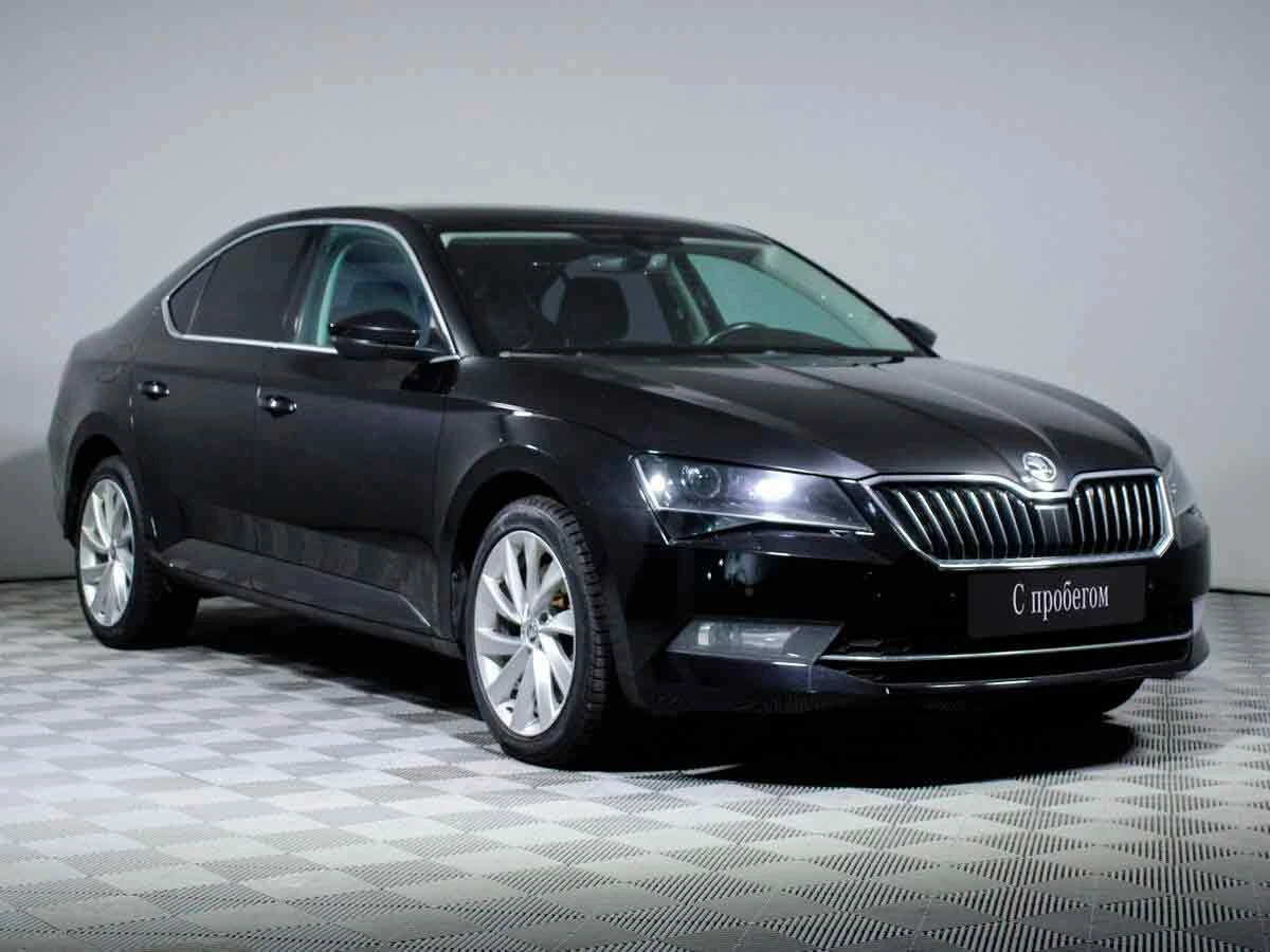 SKODA SUPERB, Черный, 2016, Робот, 280 л.с., цена от 1 452 800 руб.