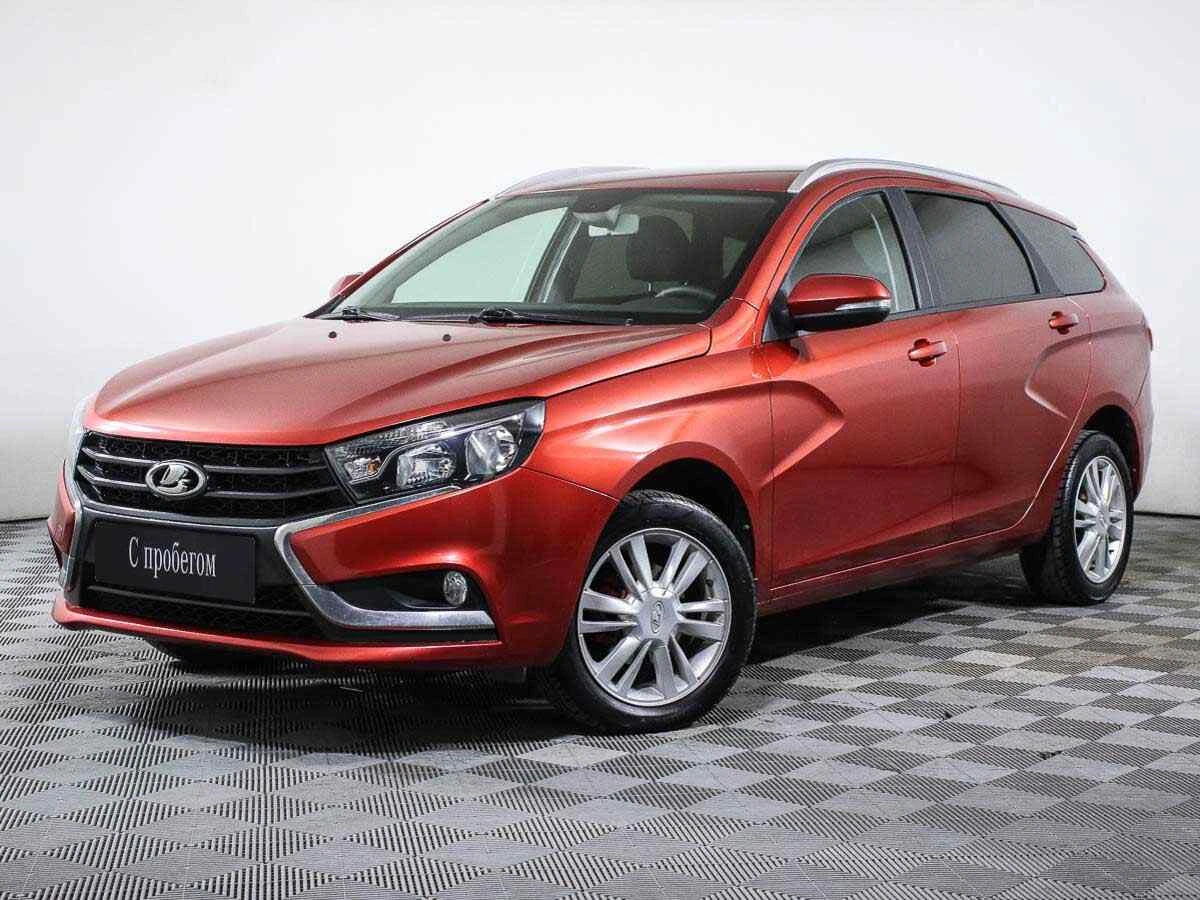 LADA Vesta SW, Красный, 2018, Робот, 122 л.с., цена от 503 000 руб.