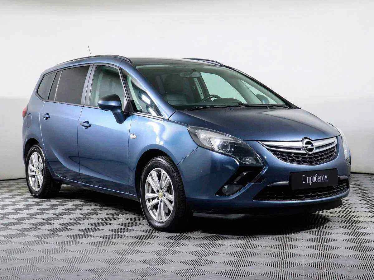 Opel Zafira, Голубой, 2013, Автоматическая, 165 л.с., цена от 854 100 руб.