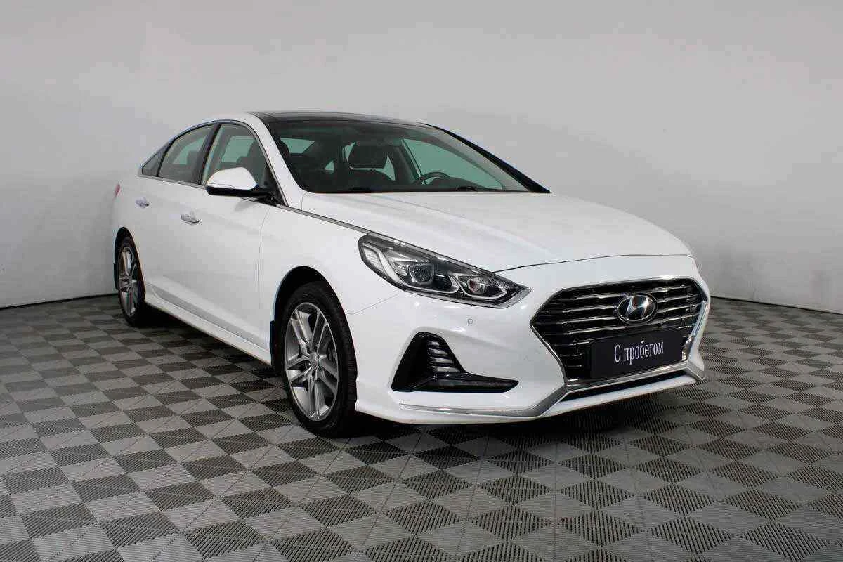 Hyundai Sonata, Белый, 2018, Автоматическая, 188 л.с., цена от 1 211 000 руб.
