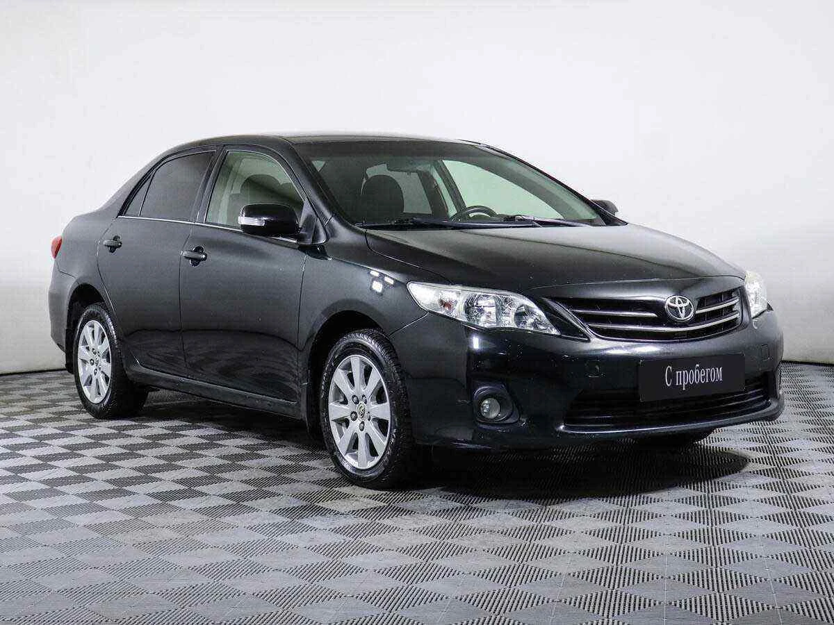 Toyota Corolla, Черный, 2012, Механическая, 124 л.с., цена от 515 000 руб.