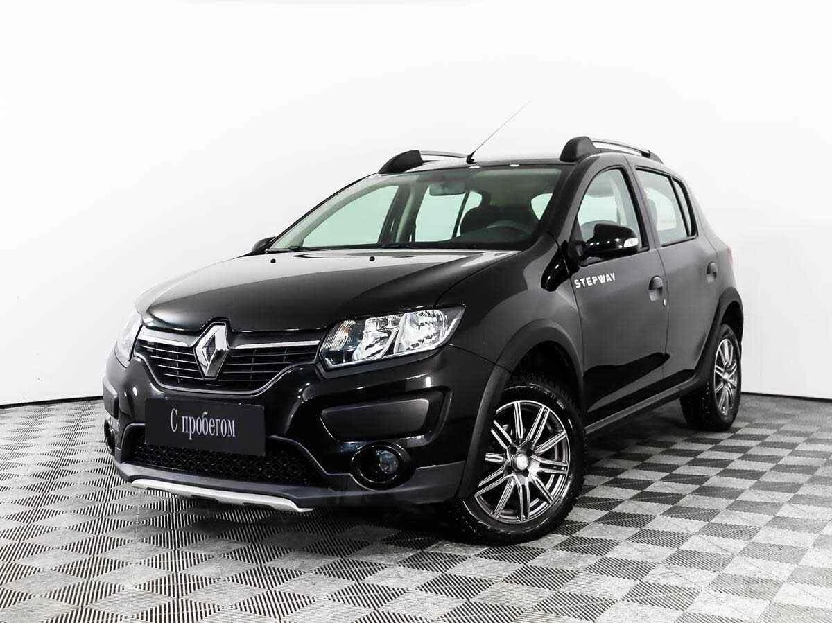 Renault Sandero, Черный, 2017, Автоматическая, 102 л.с., цена от 465 000 руб.