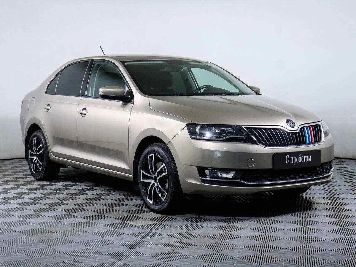 Skoda Rapid, Бежевый, 2018, Робот, 125 л.с., цена от 715 000 руб.