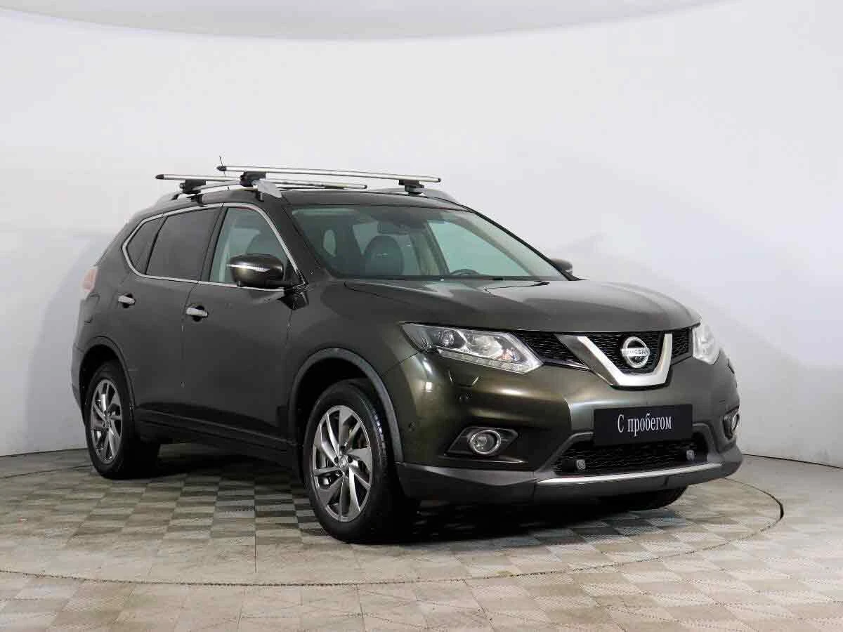NISSAN X-TRAIL, Зеленый, 2015, Вариатор, 171 л.с., цена от 1 192 000 руб.