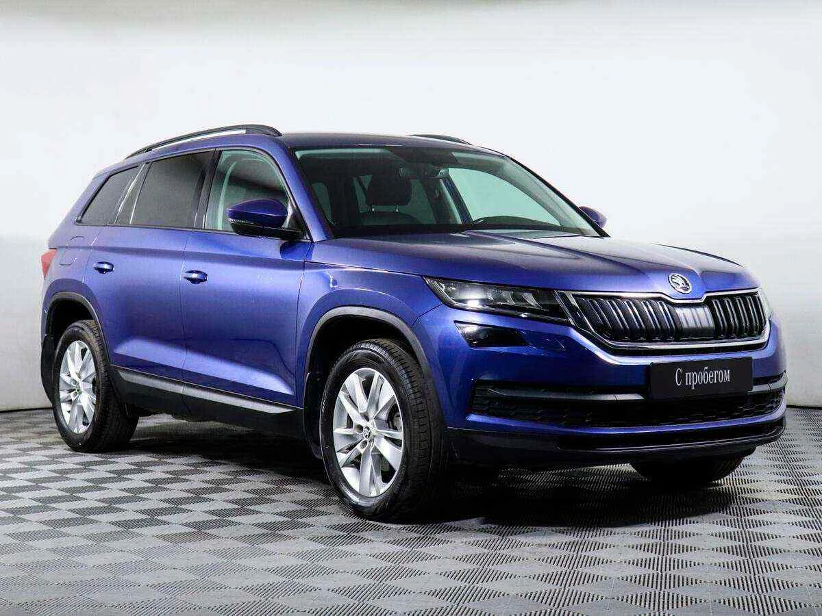 Skoda Kodiaq, Синий, 2019, Робот, 180 л.с., цена от 1 700 000 руб.