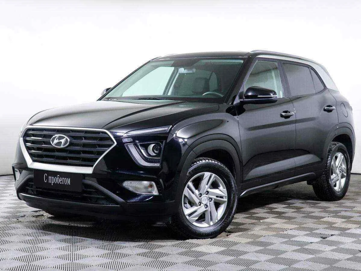 Hyundai Creta, Черный, 2022, Автоматическая, 123 л.с., цена от 1 809 000 руб.