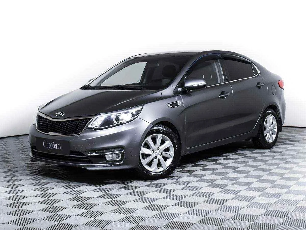KIA Rio, Серый, 2015, Автоматическая, 123 л.с., цена от 525 000 руб.