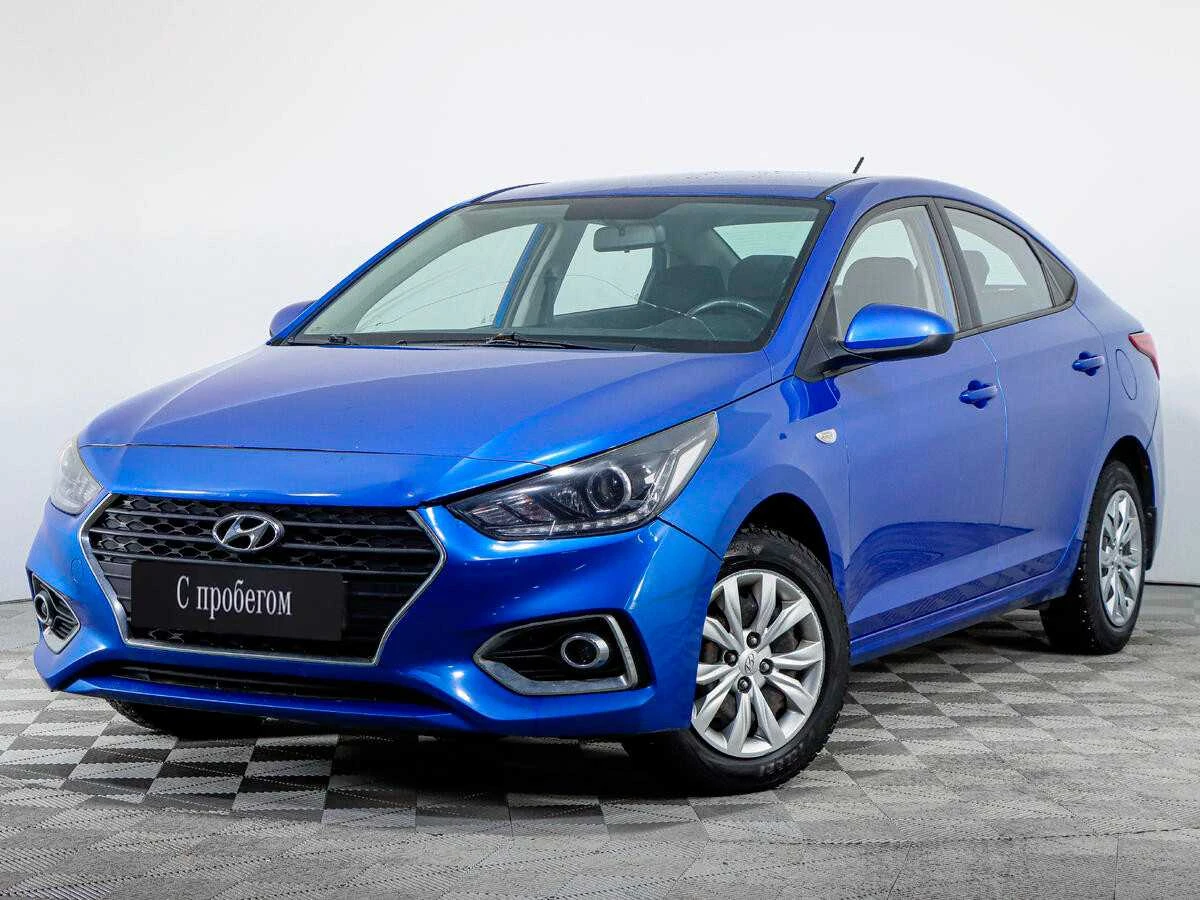HYUNDAI SOLARIS, Синий, 2018, Автоматическая, 123 л.с., цена от 824 000 руб.