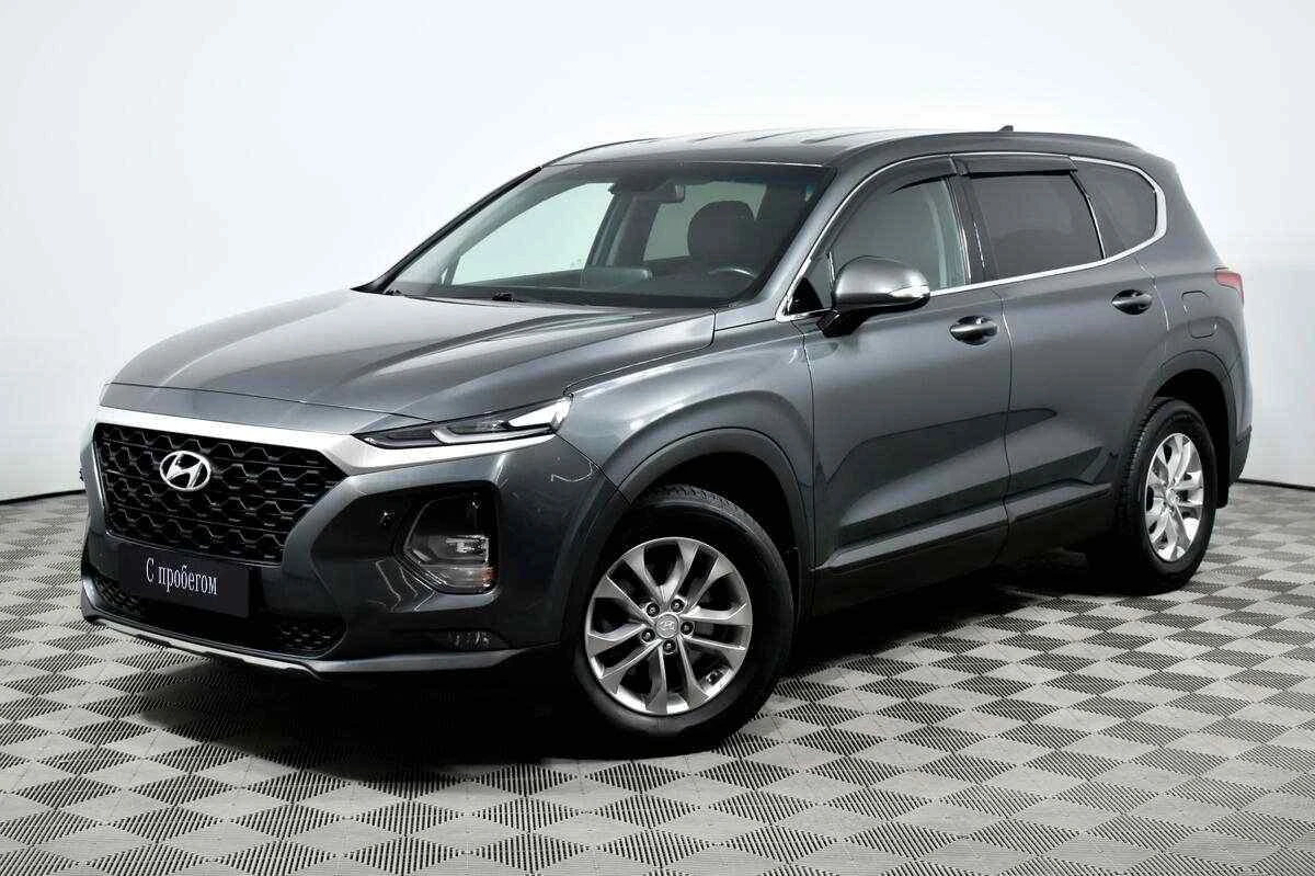 Hyundai Santa Fe, Серый, 2019, Автоматическая, 188 л.с., цена от 2 346 000 руб.