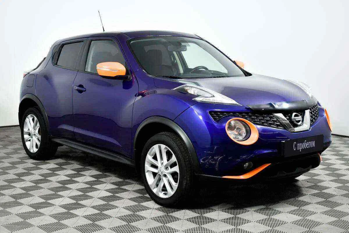 Nissan Juke, Синий, 2015, Вариатор, 117 л.с., цена от 807 500 руб.