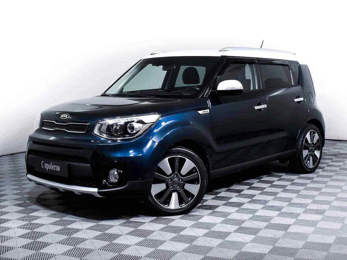 KIA Soul, Голубой, 2017, Автоматическая, 150 л.с., цена от 1 140 000 руб.