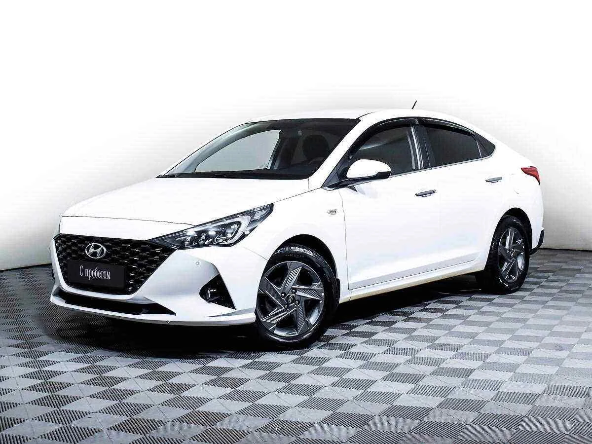Hyundai Solaris, Белый, 2021, Автоматическая, 123 л.с., цена от 1 035 000 руб.