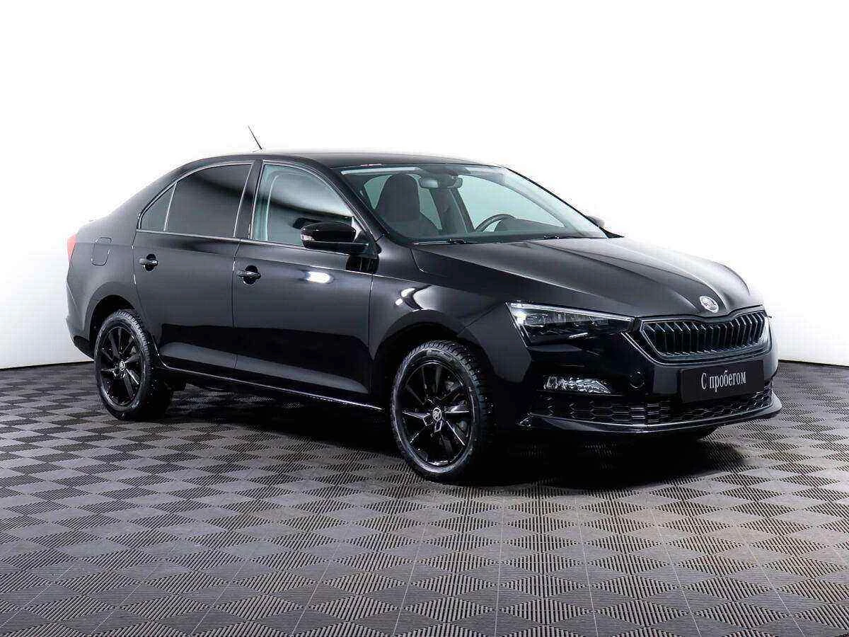 Skoda Rapid, Черный, 2021, Робот, 125 л.с., цена от 1 180 000 руб.