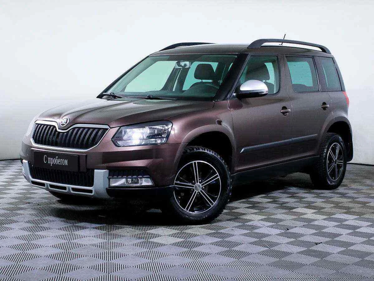 Skoda Yeti, Коричневый, 2017, Робот, 125 л.с., цена от 900 000 руб.
