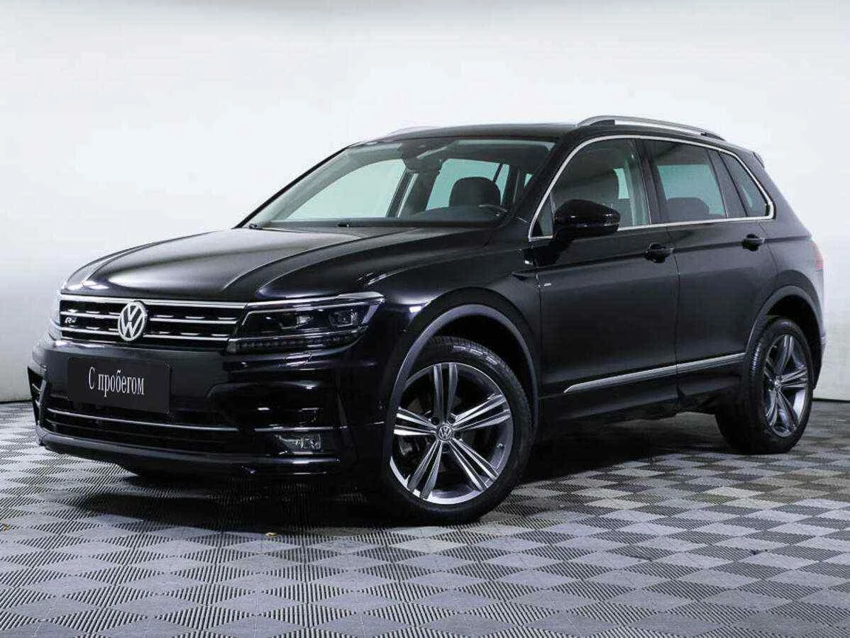 Volkswagen Tiguan, Черный, 2018, Автоматическая, 140 л.с., цена от 1 639 000 руб.