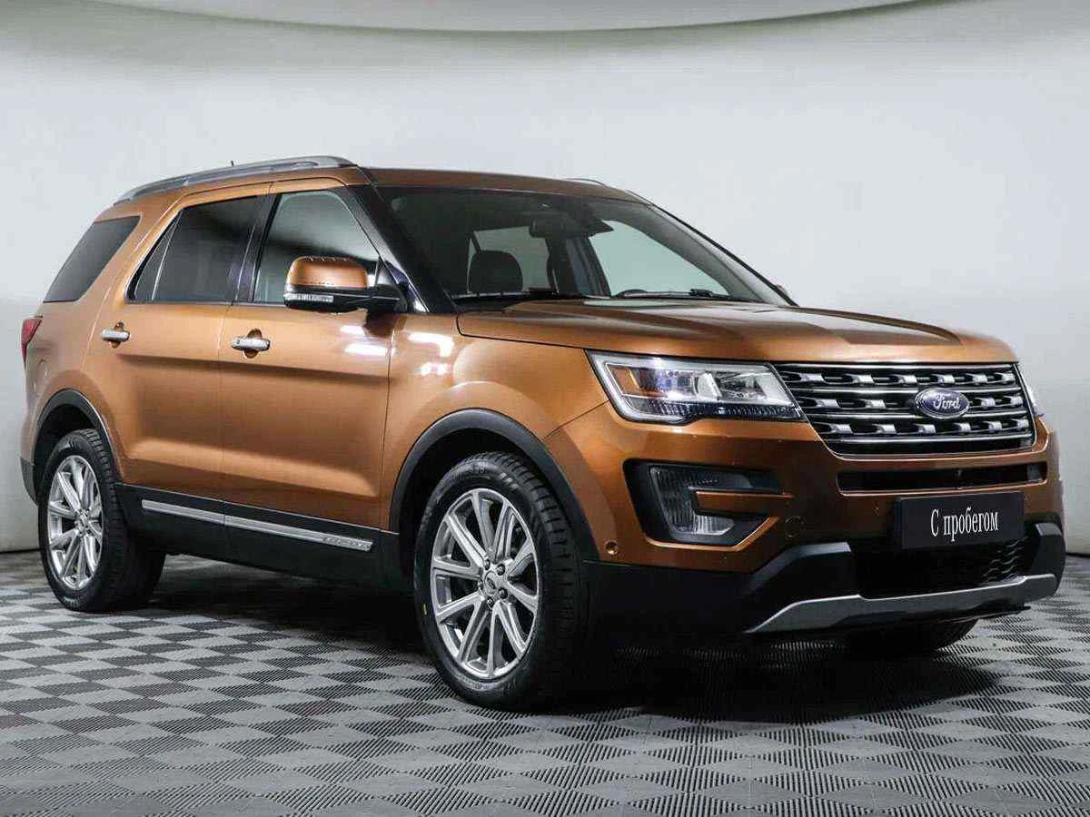 Ford Explorer, Коричневый, 2016, Автоматическая, 249 л.с., цена от 2 150 000 руб.