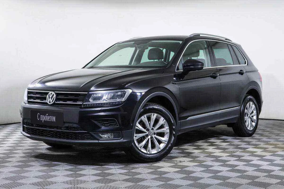 Volkswagen Tiguan, Черный, 2018, Робот, 150 л.с., цена от 1 461 000 руб.