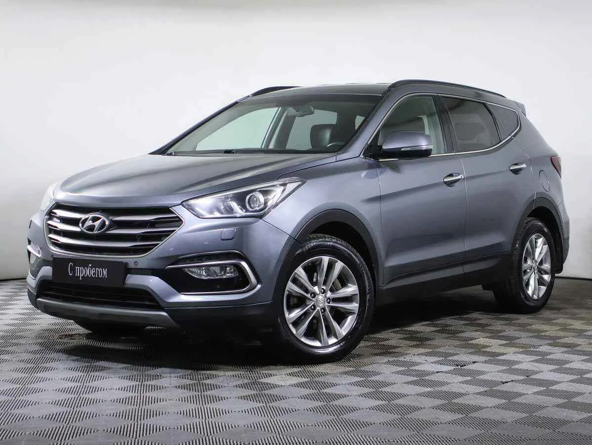 Hyundai Santa Fe, Серебряный, 2016, Автоматическая, 171 л.с., цена от 1 418 000 руб.