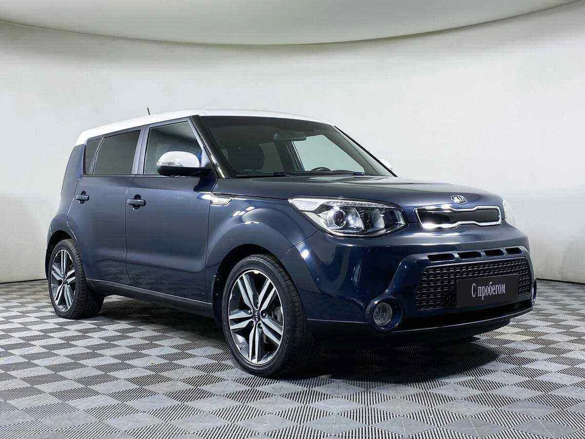 KIA Soul, Синий, 2014, Автоматическая, 124 л.с., цена от 750 000 руб.