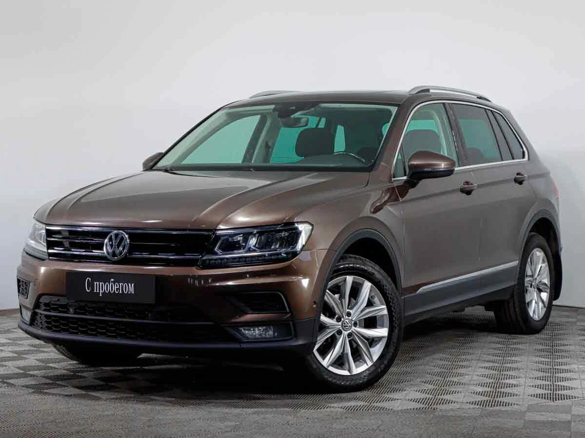 VOLKSWAGEN TIGUAN, Коричневый, 2020, Робот, 150 л.с., цена от 1 664 000 руб.