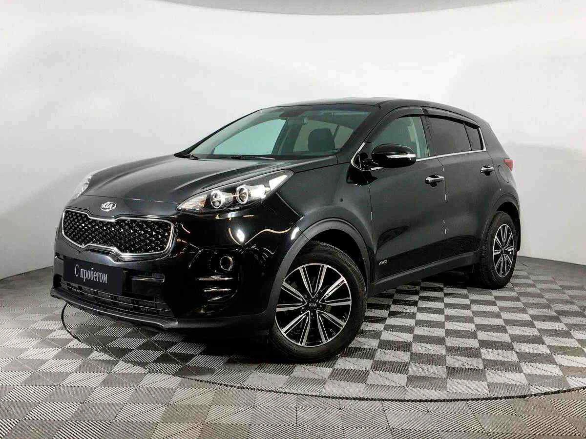 KIA Sportage, Черный, 2017, Автоматическая, 150 л.с., цена от 1 466 000 руб.