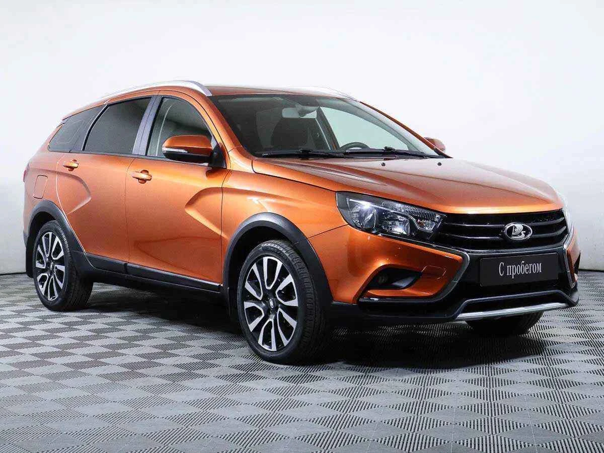 LADA Vesta SW Cross, Оранжевый, 2019, Вариатор, 113 л.с., цена от 757 000 руб.