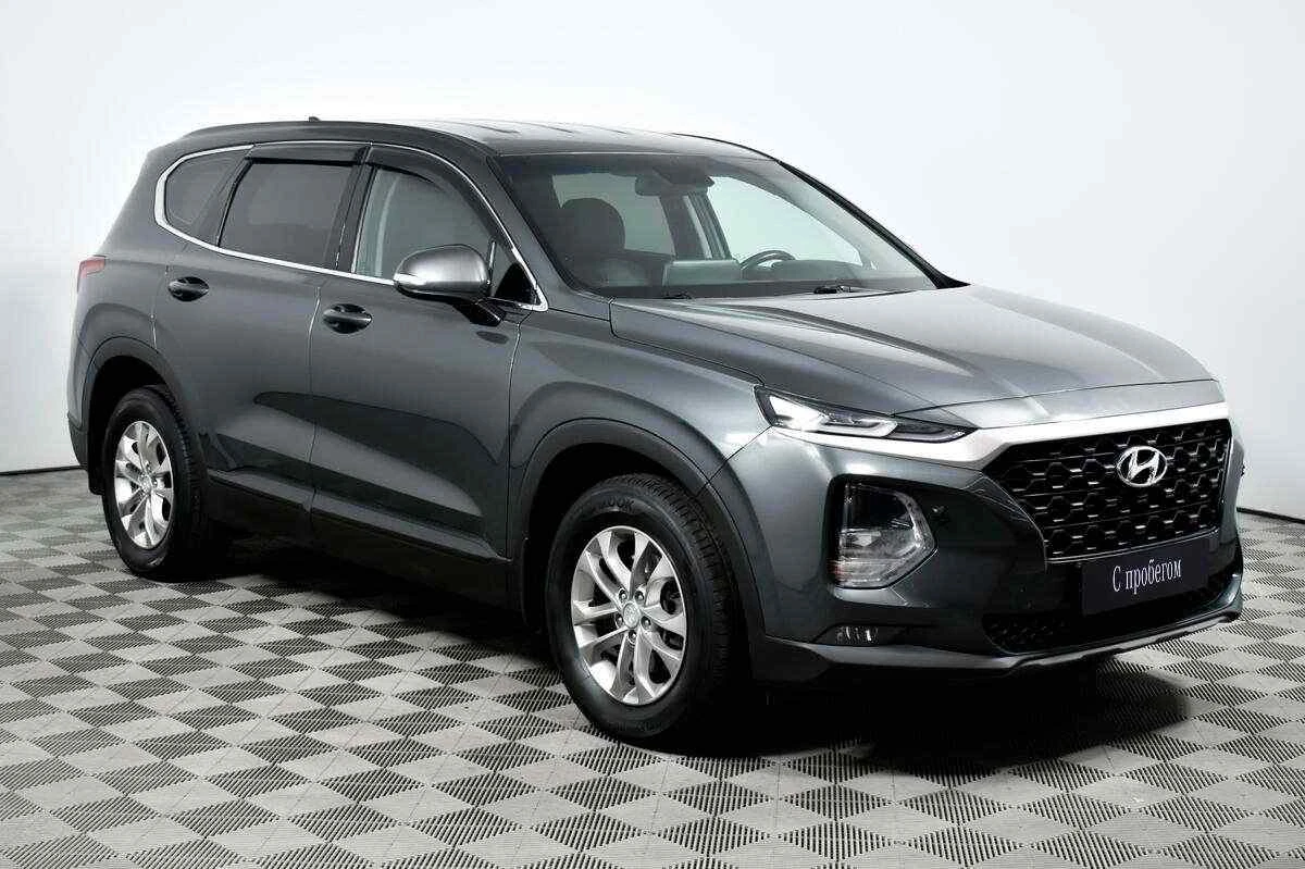 Hyundai Santa Fe, Серый, 2019, Автоматическая, 188 л.с., цена от 2 346 000 руб.