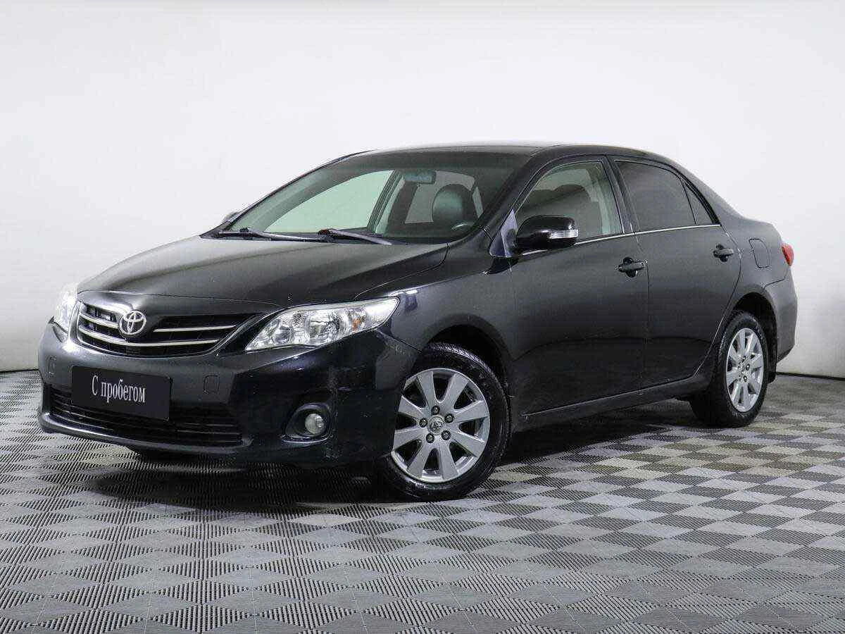 Toyota Corolla, Черный, 2012, Механическая, 124 л.с., цена от 515 000 руб.