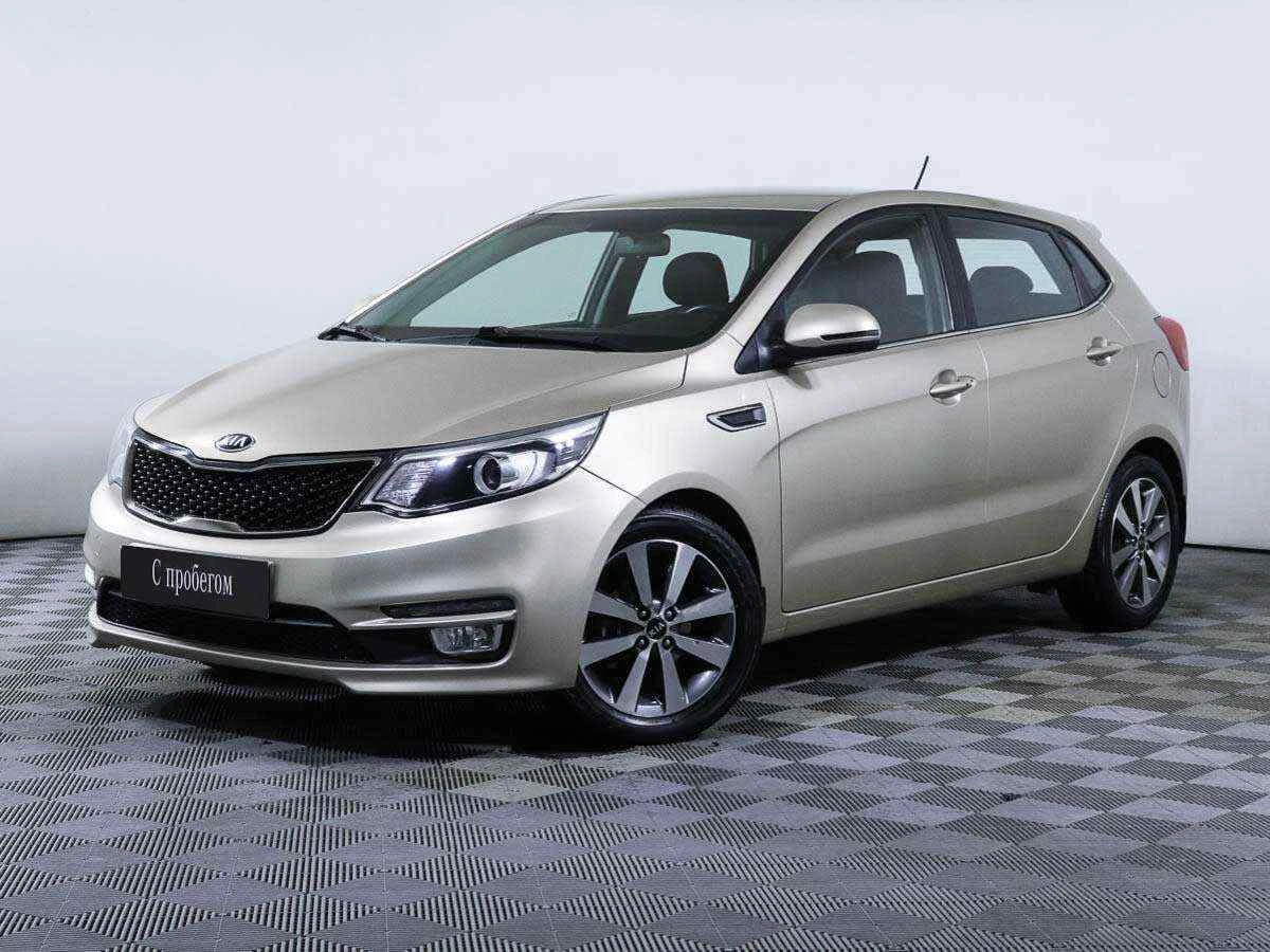 KIA Rio, Бежевый, 2015, Автоматическая, 123 л.с., цена от 600 000 руб.