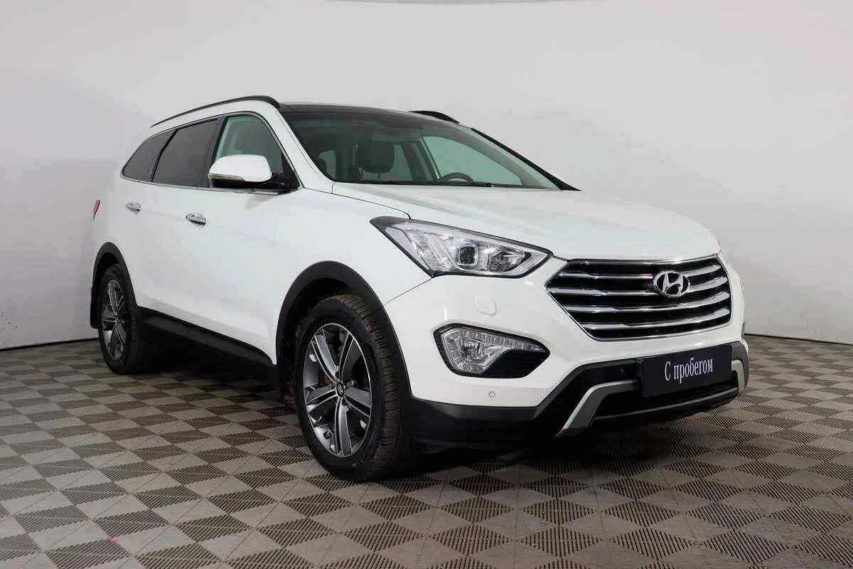 Hyundai Santa Fe, Белый, 2015, Автоматическая, 197 л.с., цена от 1 284 000 руб.