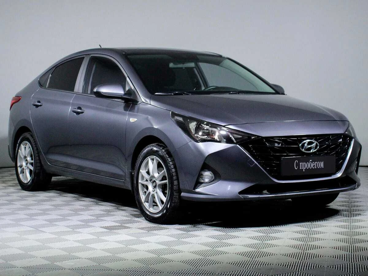 HYUNDAI SOLARIS, Серый, 2022, Автоматическая, 123 л.с., цена от 1 216 000 руб.