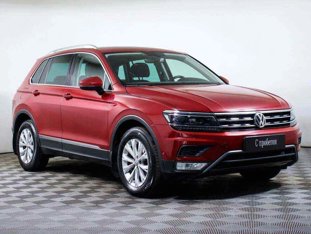 Volkswagen Tiguan, Красный, 2019, Робот, 150 л.с., цена от 1 599 000 руб.