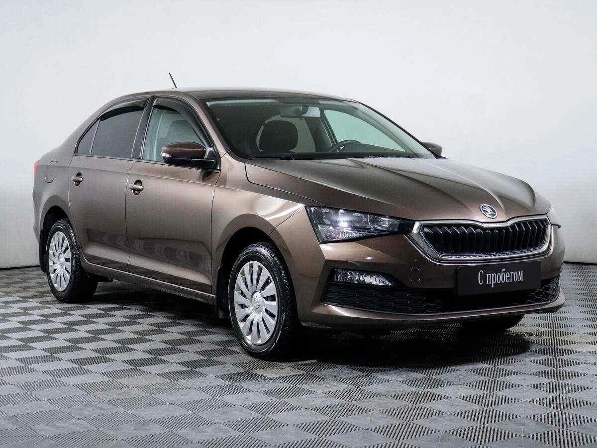 Skoda Rapid, Коричневый, 2020, Автоматическая, 110 л.с., цена от 859 000 руб.