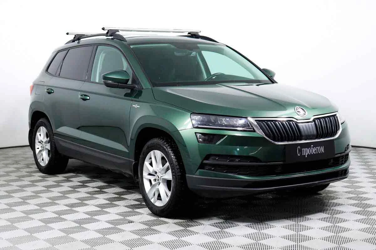 SKODA KAROQ, Зеленый, 2021, Робот, 150 л.с., цена от 1 792 000 руб.