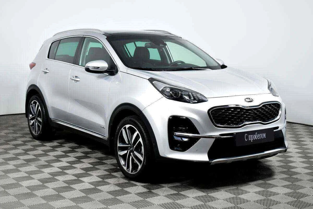 KIA Sportage, Серебряный, 2020, Автоматическая, 184 л.с., цена от 2 200 000 руб.