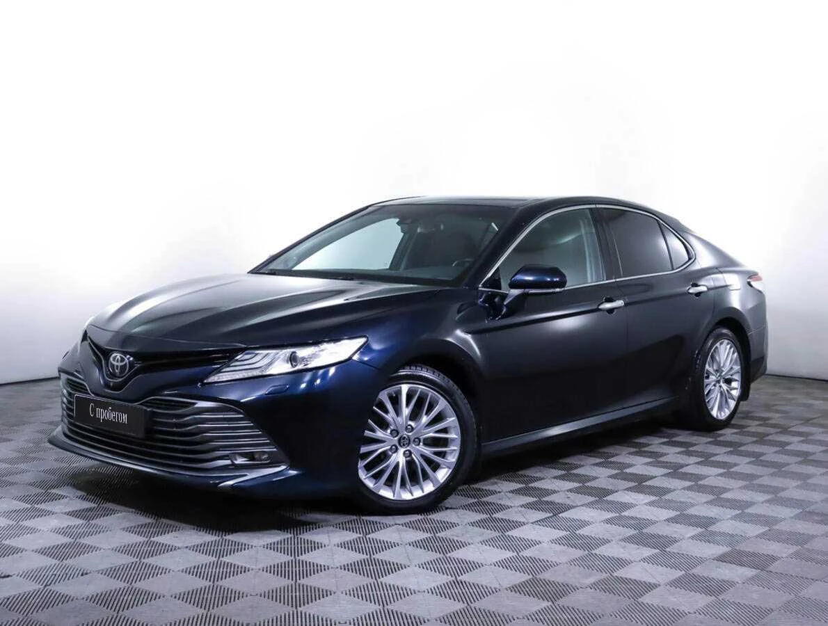 TOYOTA CAMRY, Синий, 2019, Автоматическая, 249 л.с., цена от 2 168 000 руб.
