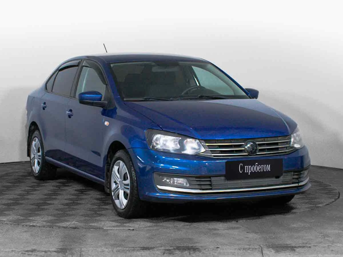 VOLKSWAGEN POLO, Синий, 2019, Автоматическая, 110 л.с., цена от 780 800 руб.