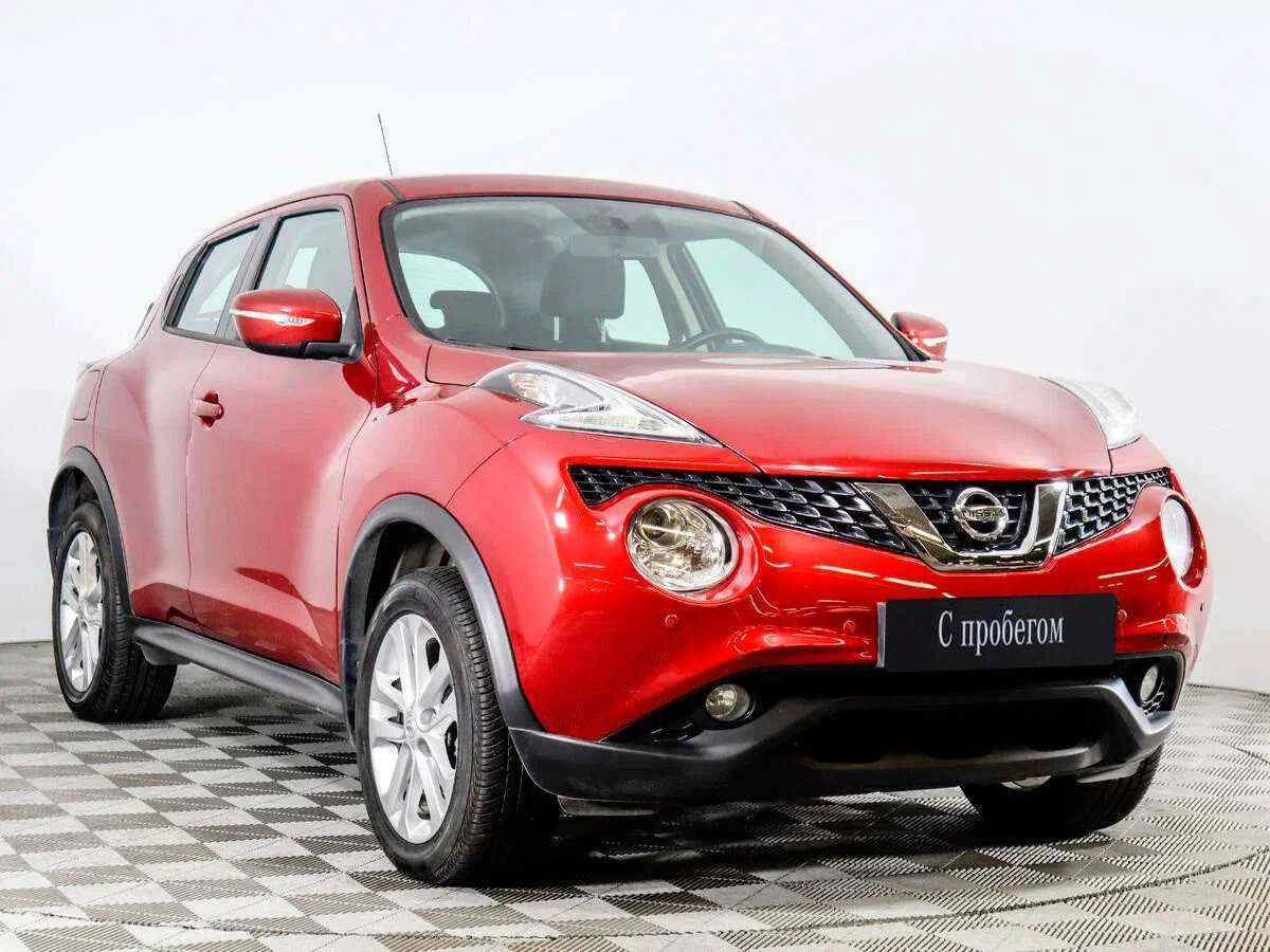 Nissan Juke, Красный, 2017, Вариатор, 117 л.с., цена от 1 233 000 руб.