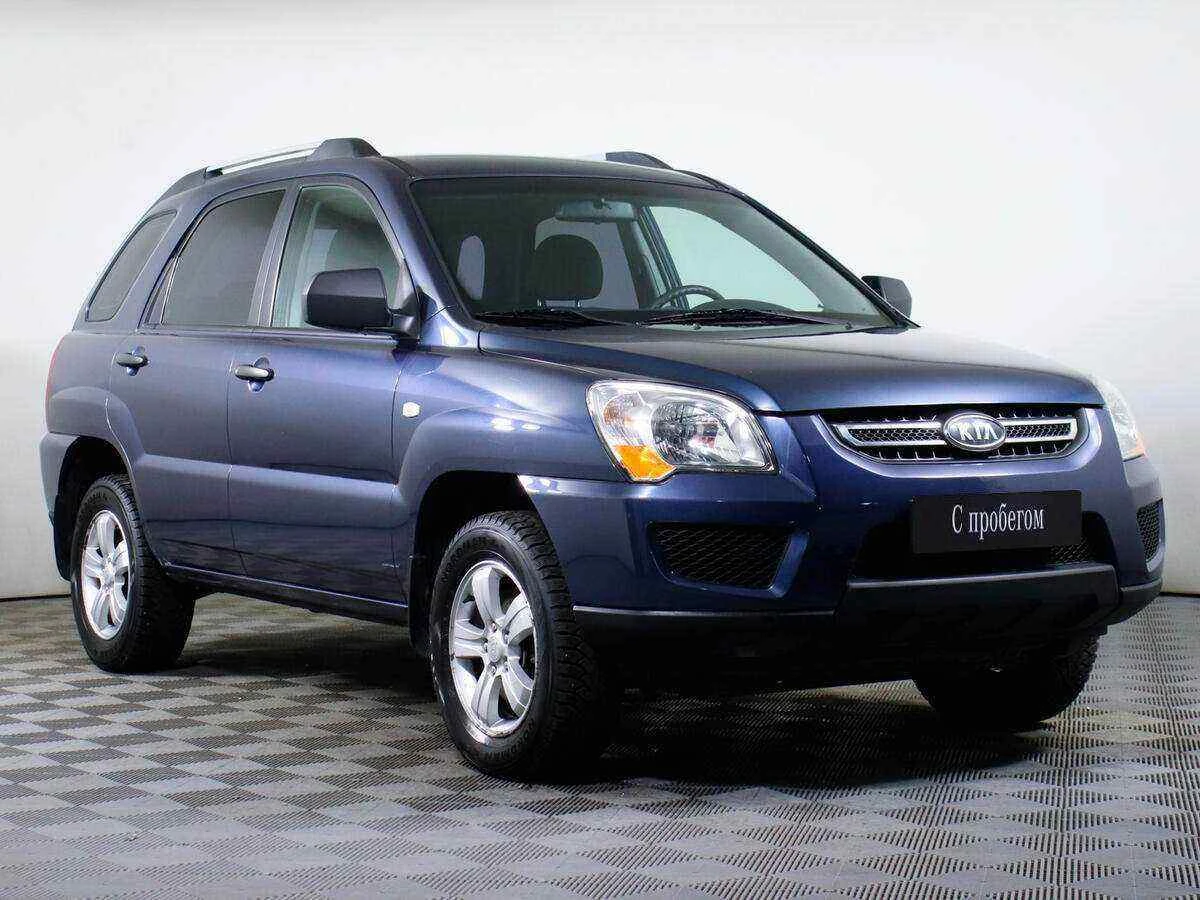 KIA Sportage, Синий, 2009, Механическая, 141 л.с., цена от 500 000 руб.