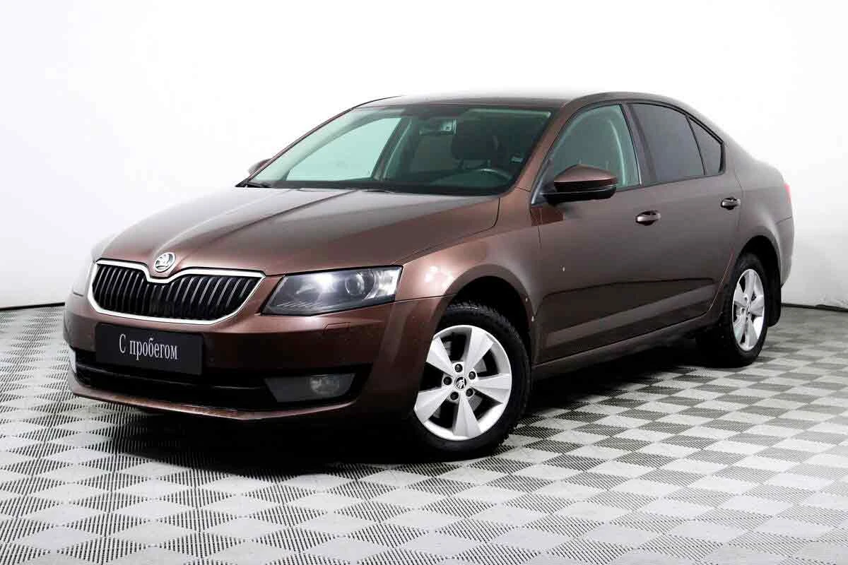 SKODA OCTAVIA, Коричневый, 2015, Робот, 180 л.с., цена от 835 200 руб.