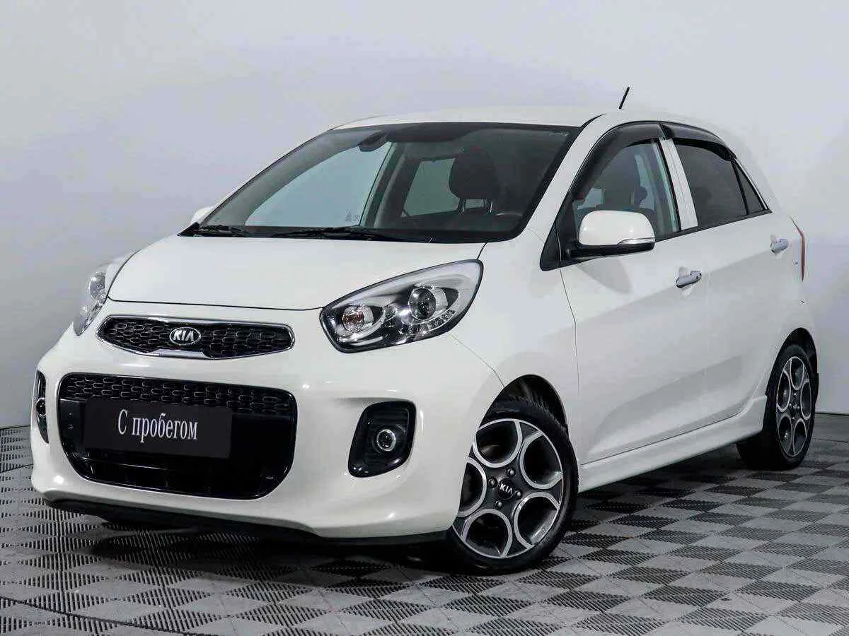 KIA Picanto, Белый, 2015, Вариатор, 85 л.с., цена от 590 000 руб.