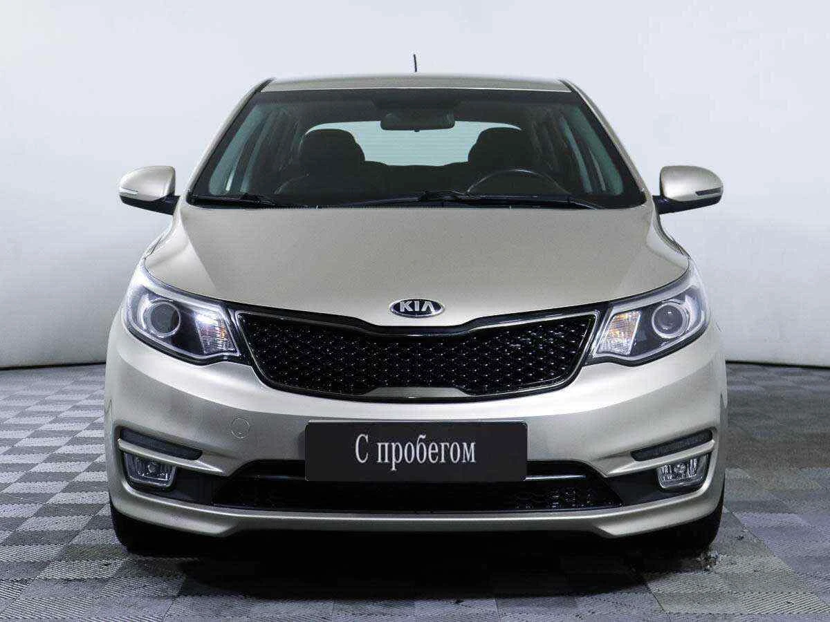 KIA Rio, Бежевый, 2015, Автоматическая, 123 л.с., цена от 600 000 руб.