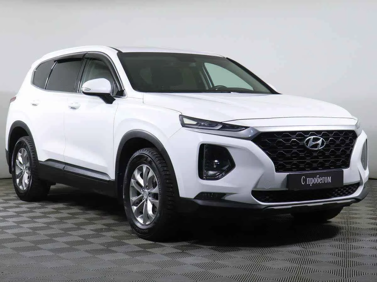 Hyundai Santa Fe, Белый, 2018, Автоматическая, 185 л.с., цена от 1 549 000 руб.